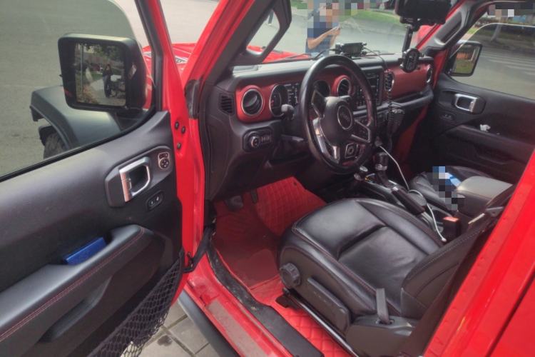 Used Jeep Wrangler 2019 2.0T Rubicon Four-Door Version China VI Emission Standard Driver Seat
