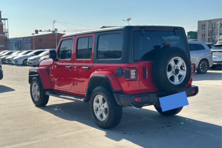 Used Jeep Wrangler 2019 2.0T Sahara Four-Door Version China VI Emission Standard Exterior 4