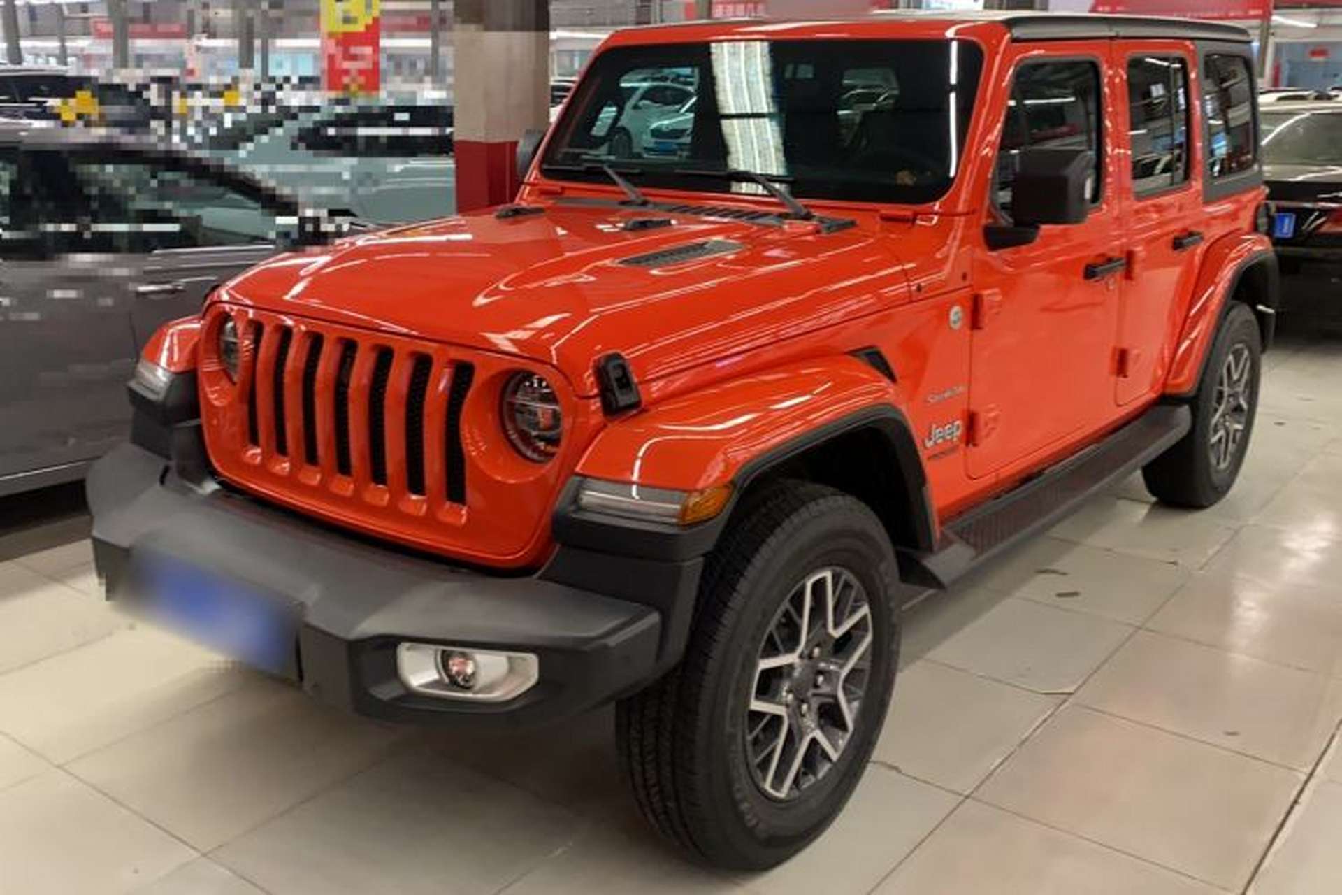 Used Jeep Wrangler 2019 2.0T Sahara Four-Door Version China VI Emission Standard Front Left 45 Deg