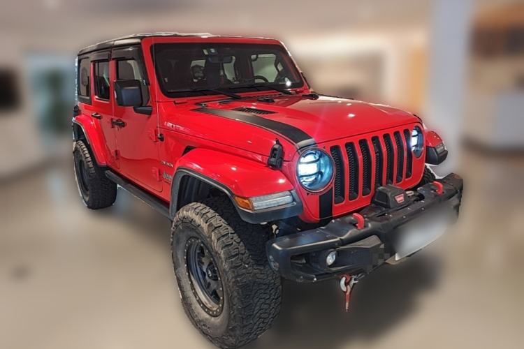 Used Jeep Wrangler 2019 2.0T Sahara 4-Door Version China V Standard Front Right 45 Deg