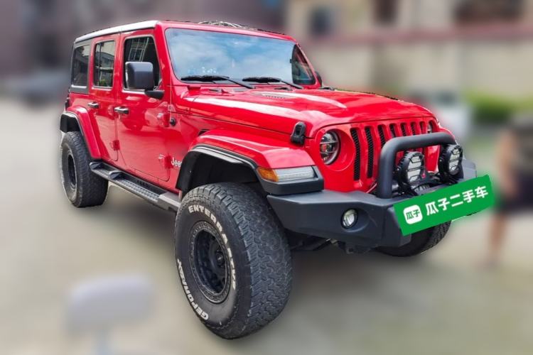 Used Jeep Wrangler 2019 2.0T Sahara 4-Door Version China V Standard Front Right 45 Deg