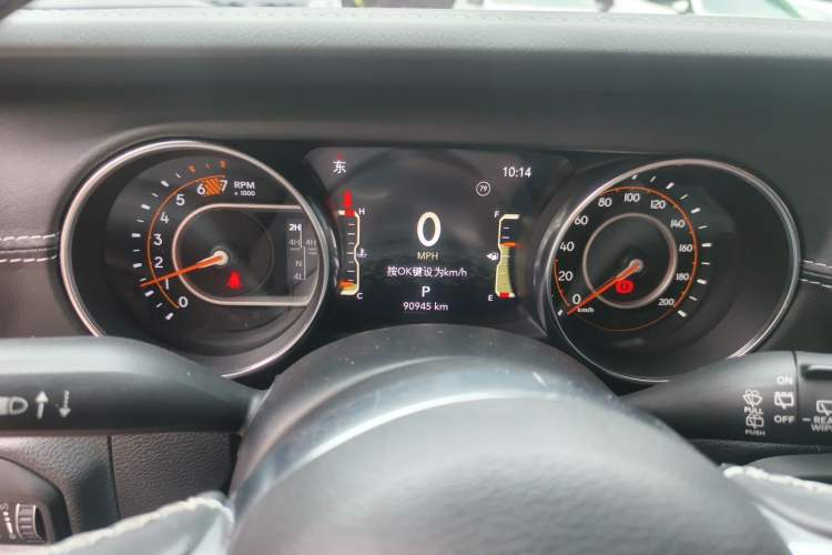 Used Jeep Wrangler 2019 2.0T Sahara Four-Door Version China VI Emission Standard Instrument Cluster