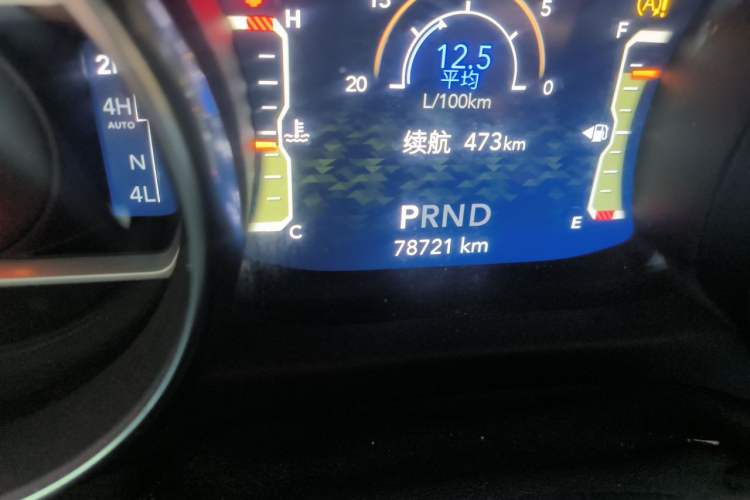 Used Jeep Wrangler  Odometer Close Up