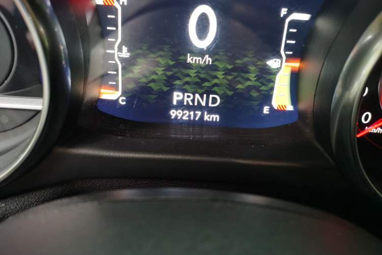 Used Jeep Wrangler  Odometer Close Up
