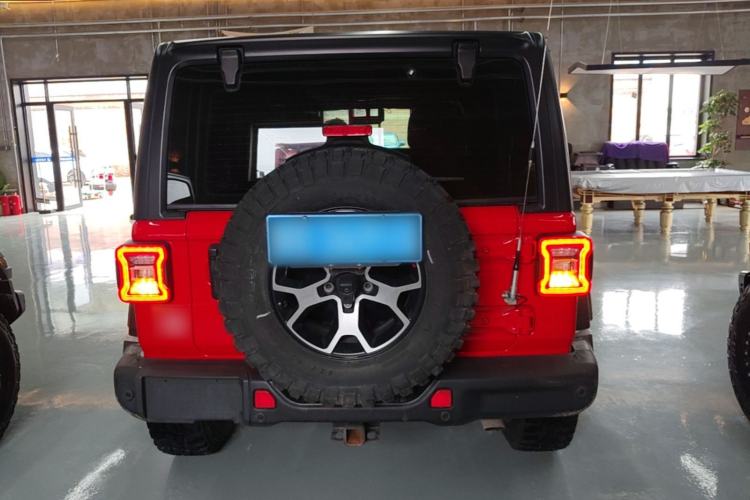 Used Jeep Wrangler 2019 2.0T Rubicon Four-Door Version China VI Emission Standard Rear