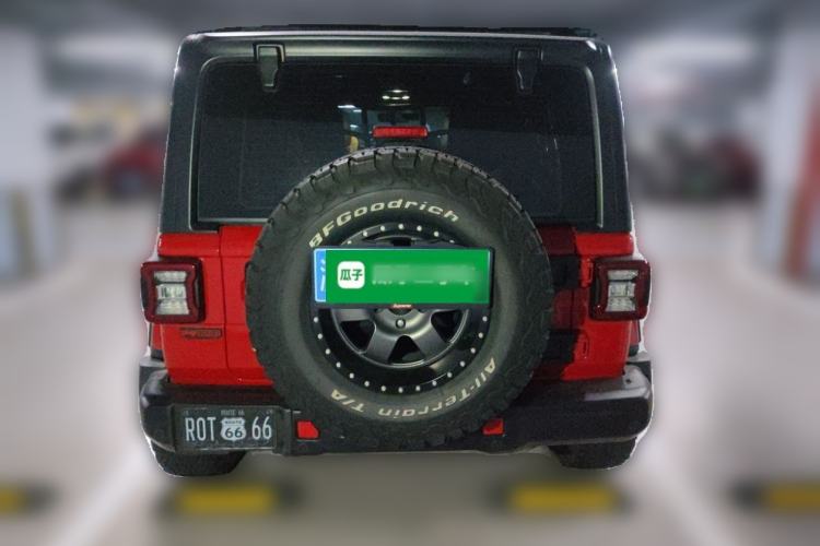 Used Jeep Wrangler 2019 2.0T Sahara Four-Door Version China VI Emission Standard Rear