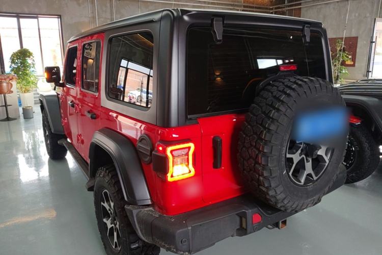 Used Jeep Wrangler 2019 2.0T Rubicon Four-Door Version China VI Emission Standard Rear Left 45 Deg