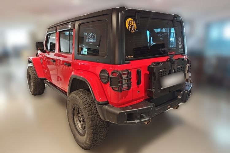 Used Jeep Wrangler 2019 2.0T Sahara 4-Door Version China V Standard Rear Left 45 Deg