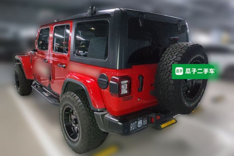 Used Jeep Wrangler 2019 2.0T Sahara Four-Door Version China VI Emission Standard Rear Left 45 Deg
