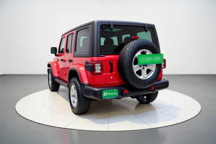 Used Jeep Wrangler 2019 2.0T Sahara Four-Door Version China VI Emission Standard Rear Left 45 Deg