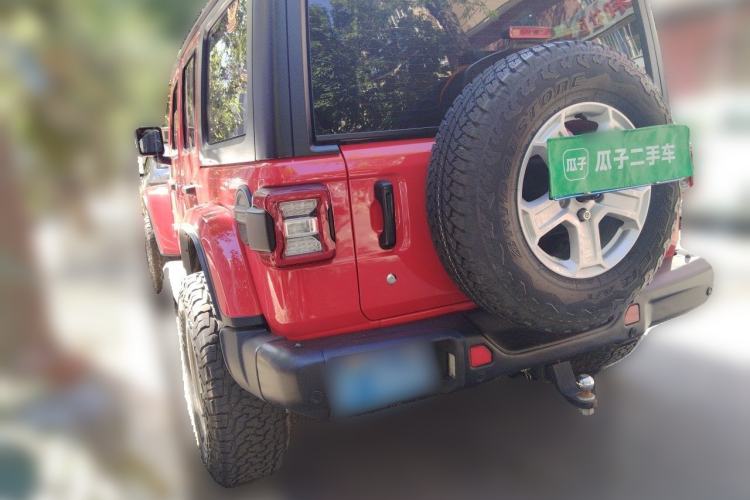 Used Jeep Wrangler 2019 2.0T Sahara Four-Door Version China VI Emission Standard Rear Left 45 Deg