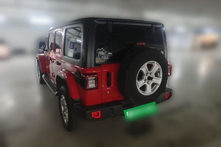 Used Jeep Wrangler 2019 2.0T Sahara 4-Door Version China V Standard Rear Left 45 Deg