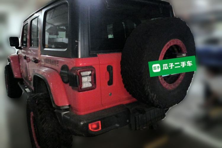 Used Jeep Wrangler 2019 2.0T Sahara Four-Door Version China VI Emission Standard Rear Left 45 Deg