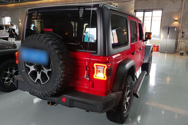 Used Jeep Wrangler 2019 2.0T Rubicon Four-Door Version China VI Emission Standard Rear Right 45 Deg
