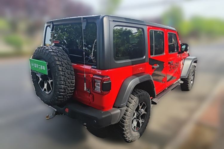 Used Jeep Wrangler 2019 2.0T Rubicon Four-Door Version China VI Emission Standard Rear Right 45 Deg
