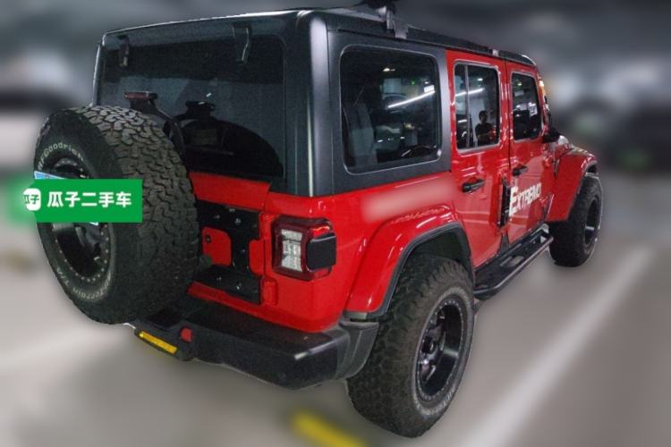 Used Jeep Wrangler 2019 2.0T Sahara Four-Door Version China VI Emission Standard Rear Right 45 Deg