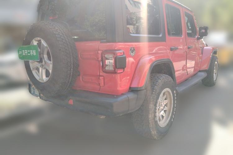 Used Jeep Wrangler 2019 2.0T Sahara Four-Door Version China VI Emission Standard Rear Right 45 Deg
