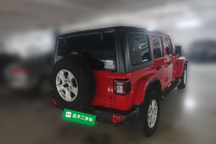 Used Jeep Wrangler 2019 2.0T Sahara 4-Door Version China V Standard Rear Right 45 Deg