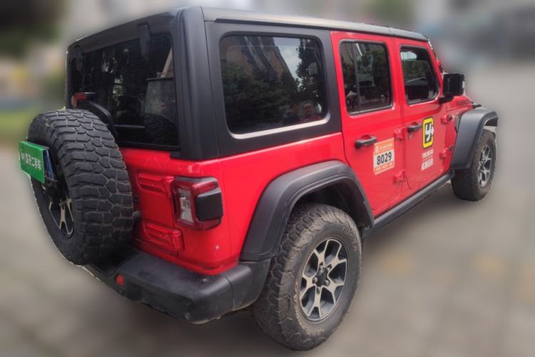 Used Jeep Wrangler 2019 2.0T Rubicon Four-Door Version China VI Emission Standard Rear Right 45 Deg
