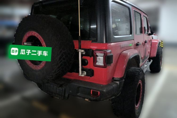 Used Jeep Wrangler 2019 2.0T Sahara Four-Door Version China VI Emission Standard Rear Right 45 Deg