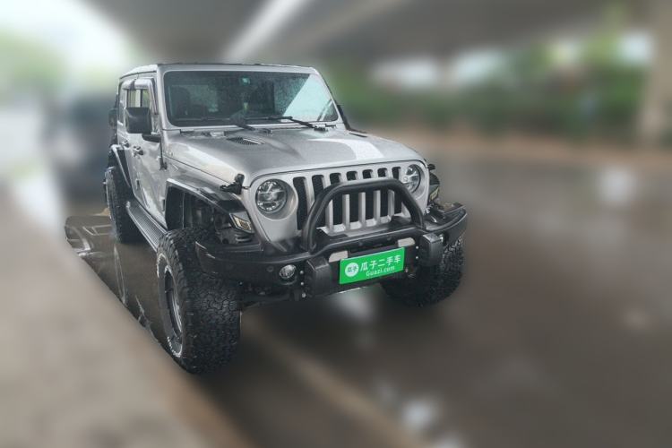 Used Jeep Wrangler 2019 2.0T Sahara Four-Door Prestige Edition China V Standard Front Right 45 Deg