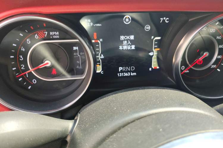Used Jeep Wrangler 2019 2.0T Rubicon Four-Door Version China V Emission Standard Instrument Cluster