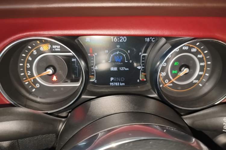 Used Jeep Wrangler 2019 2.0T Sahara Four-Door Version China VI Emission Standard Instrument Cluster