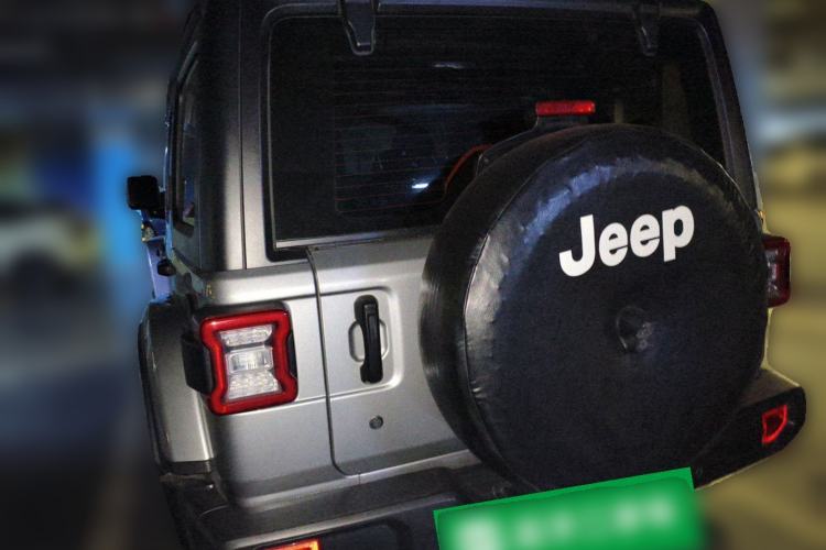 Used Jeep Wrangler 2019 2.0T Sahara Four-Door Version China VI Emission Standard Rear Left 45 Deg