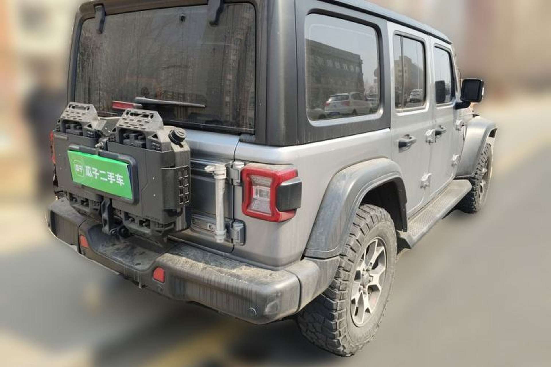 Used Jeep Wrangler 2019 2.0T Rubicon Four-Door Version China V Emission Standard Rear Right 45 Deg