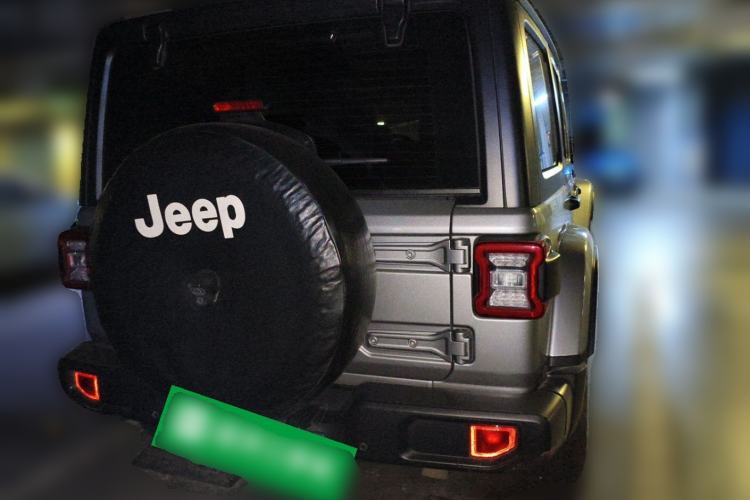 Used Jeep Wrangler 2019 2.0T Sahara Four-Door Version China VI Emission Standard Rear Right 45 Deg