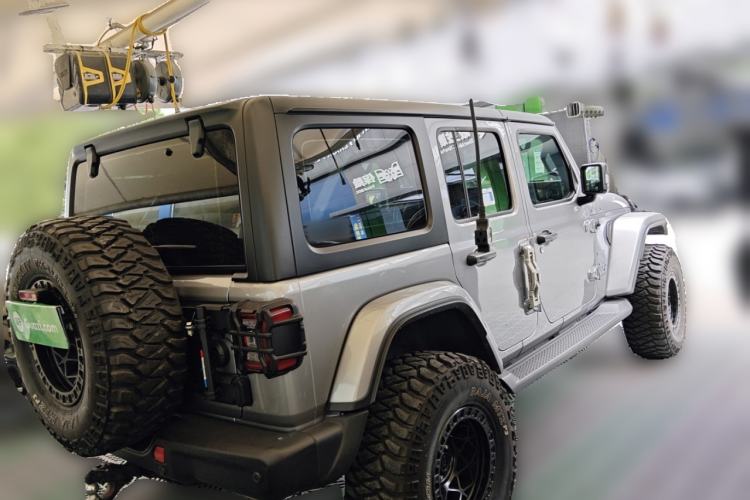 Used Jeep Wrangler 2019 2.0T Sahara Four-Door Version China VI Emission Standard Rear Right 45 Deg