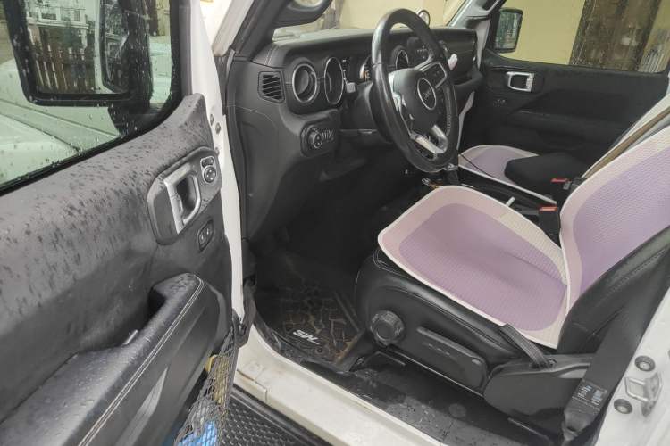 Used Jeep Wrangler 2019 2.0T Sahara Four-Door Version China VI Emission Standard Driver Seat