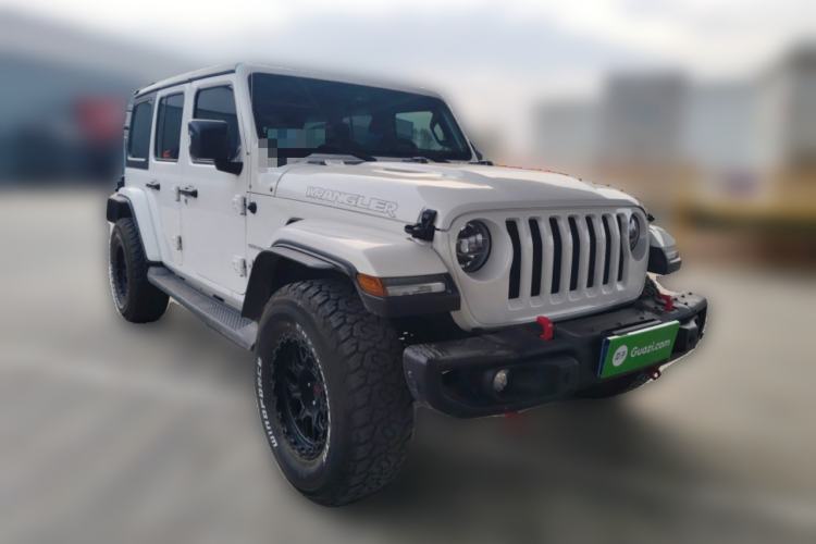 Used Jeep Wrangler 2019 2.0T Sahara Four-Door Version China VI Emission Standard Front Right 45 Deg