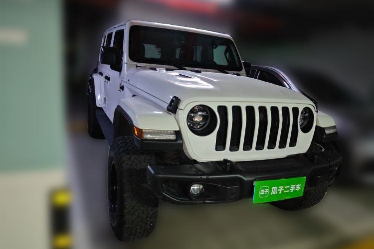 Used Jeep Wrangler 2019 2.0T Sahara Four-Door Prestige Edition China V Standard Front Right 45 Deg