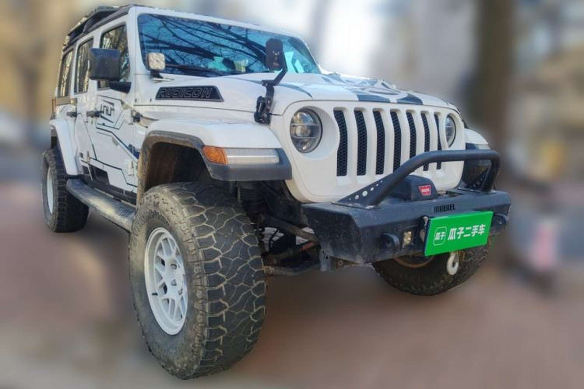 Used Jeep Wrangler 2019 2.0T Sahara 4-Door Version China V Standard Front Right 45 Deg