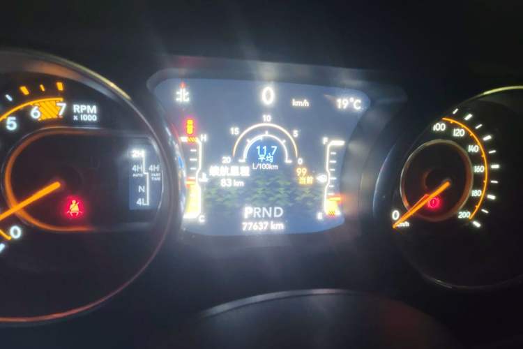 Used Jeep Wrangler 2019 2.0T Sahara 4-Door Version China V Standard Instrument Cluster