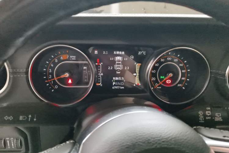 Used Jeep Wrangler 2019 2.0T Sahara 4-Door Version China V Standard Instrument Cluster