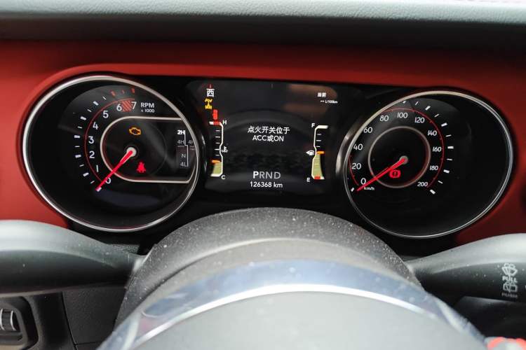 Used Jeep Wrangler 2019 2.0T Rubicon Four-Door Version China VI Emission Standard Instrument Cluster