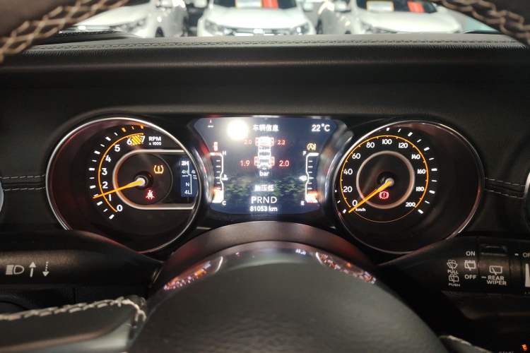 Used Jeep Wrangler 2019 2.0T Sahara Four-Door Version China VI Emission Standard Instrument Cluster