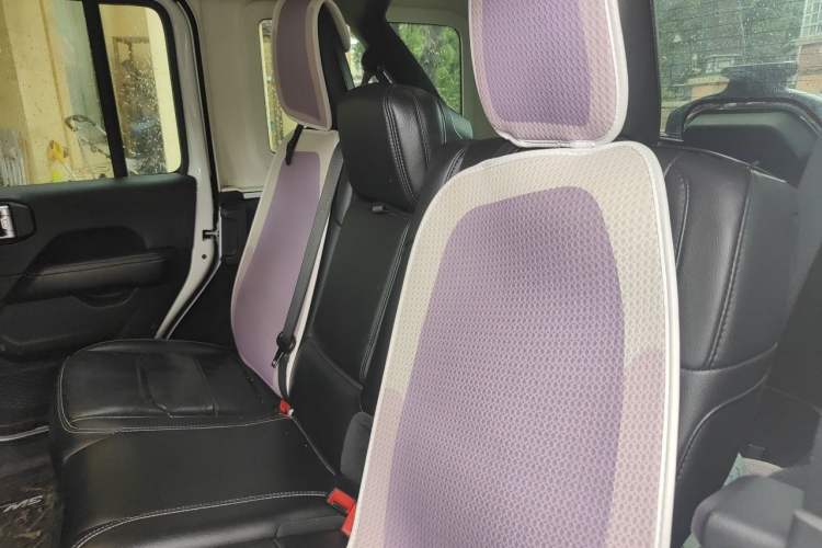 Used Jeep Wrangler 2019 2.0T Sahara Four-Door Version China VI Emission Standard Left Rear Seat