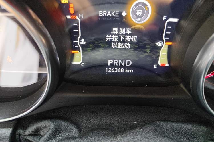 Used Jeep Wrangler 2019 2.0T Rubicon Four-Door Version China VI Emission Standard Odometer Close Up