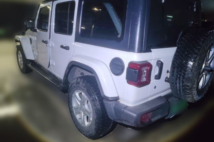 Used Jeep Wrangler 2019 2.0T Sahara 4-Door Version China V Standard Rear Left 45 Deg