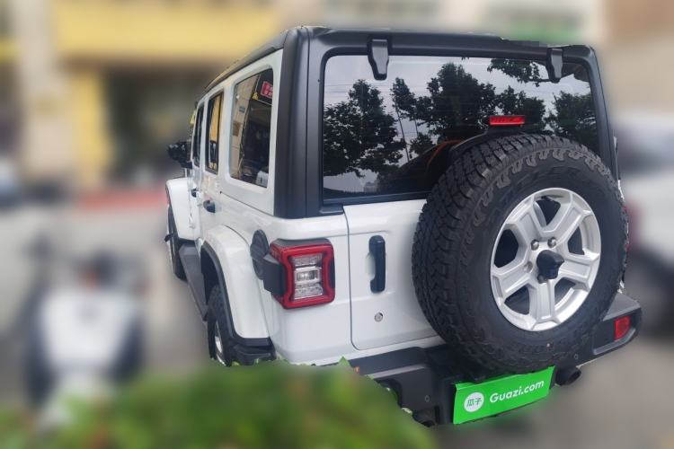 Used Jeep Wrangler 2019 2.0T Sahara Four-Door Version China VI Emission Standard Rear Left 45 Deg