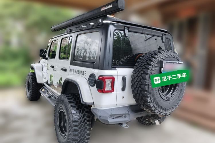 Used Jeep Wrangler 2019 2.0T Sahara 4-Door Version China V Standard Rear Left 45 Deg