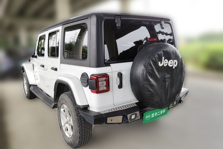 Used Jeep Wrangler 2019 2.0T Sahara Four-Door Version China VI Emission Standard Rear Left 45 Deg