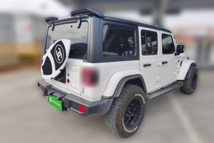 Used Jeep Wrangler 2019 2.0T Sahara Four-Door Version China VI Emission Standard Rear Right 45 Deg