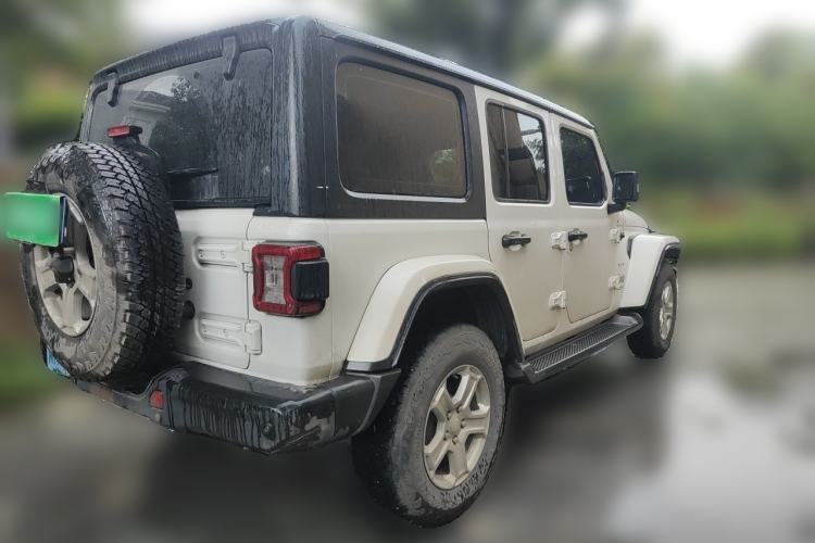 Used Jeep Wrangler 2019 2.0T Sahara Four-Door Version China VI Emission Standard Rear Right 45 Deg