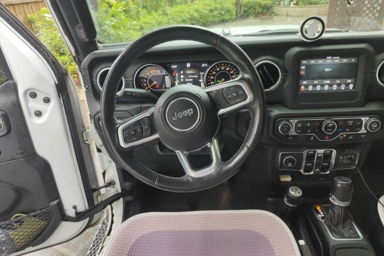 Used Jeep Wrangler 2019 2.0T Sahara Four-Door Version China VI Emission Standard Steering Wheel