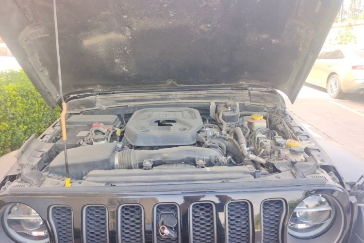 Used Jeep Wrangler  Engine Bay