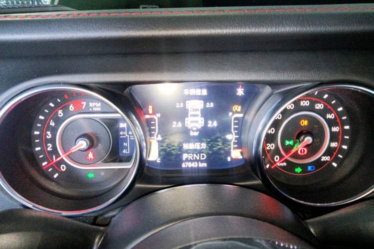 Used Jeep Wrangler 2020 2.0T Rubicon Recon Four-Door Jungle Hero Limited Edition Instrument Cluster